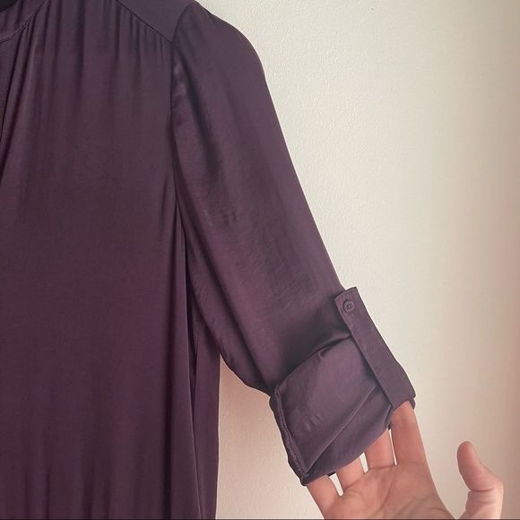 Vince Purple Midi Dress - Picture 5 of 9